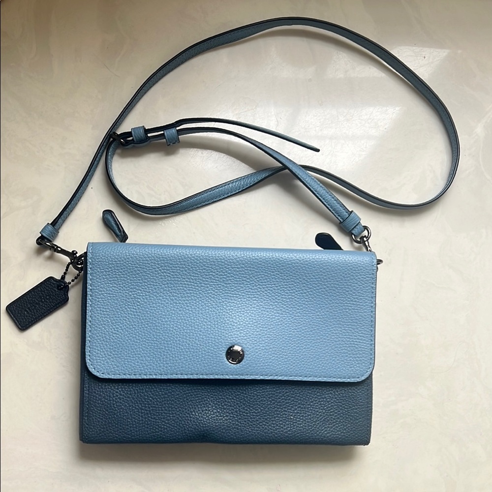 Coach Blue Leather Women's Bag